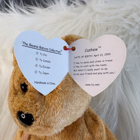 Ty Cashew Beanie Baby 2000 - Picture 4 of 7